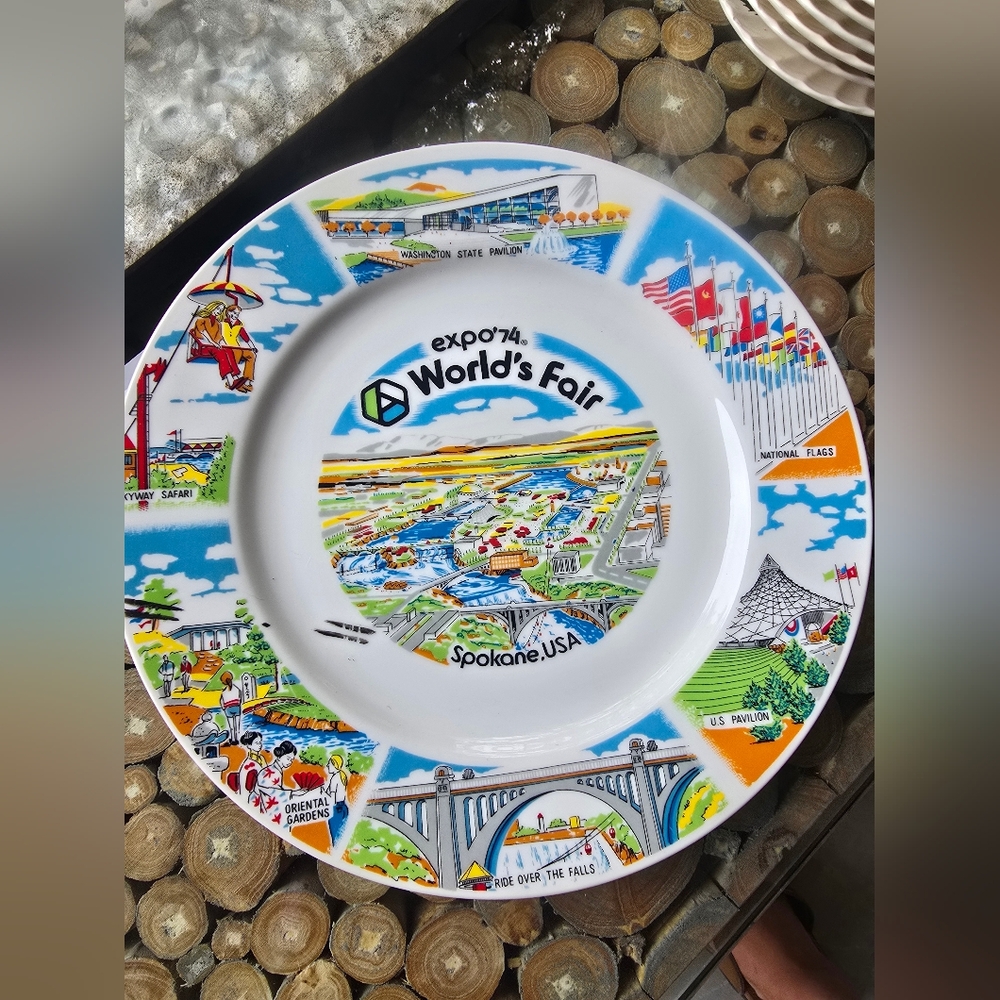 Expo '74 World's Fair Souvenir Plate